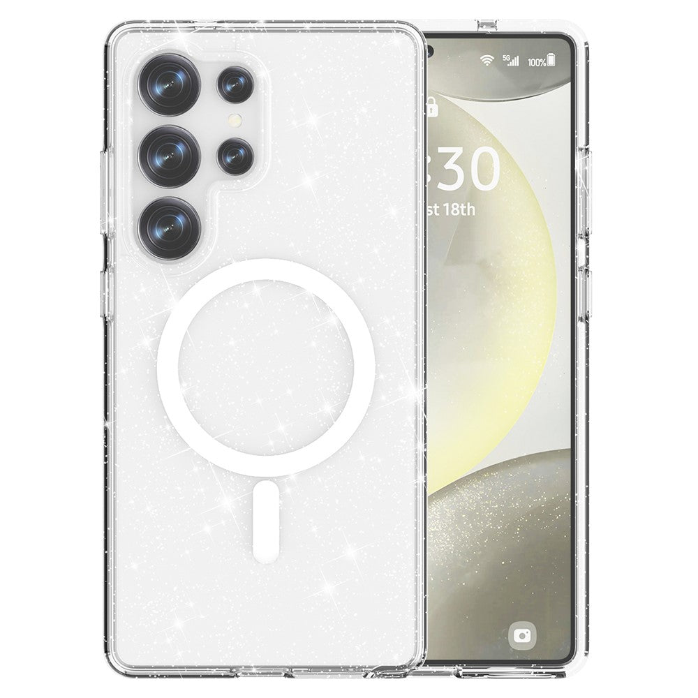 Galaxy S25 Ultra Glitter-Hülle – Magnetisch & funkelnd