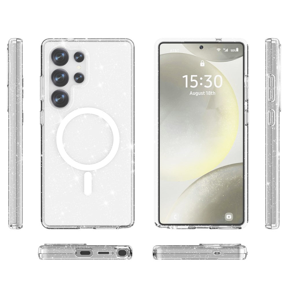 Galaxy S25 Ultra Glitter-Hülle – Magnetisch & funkelnd