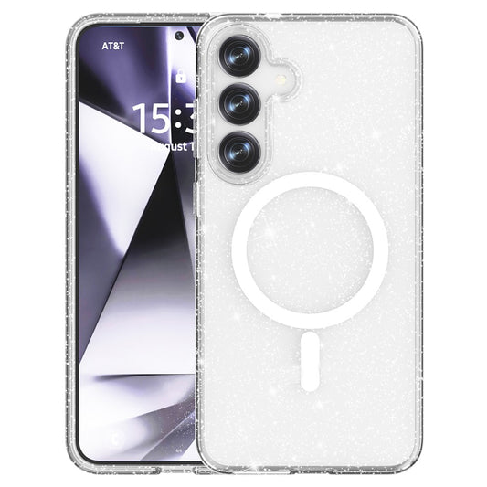 Galaxy S25 Glitter-Hülle – Magnetisch & funkelnd