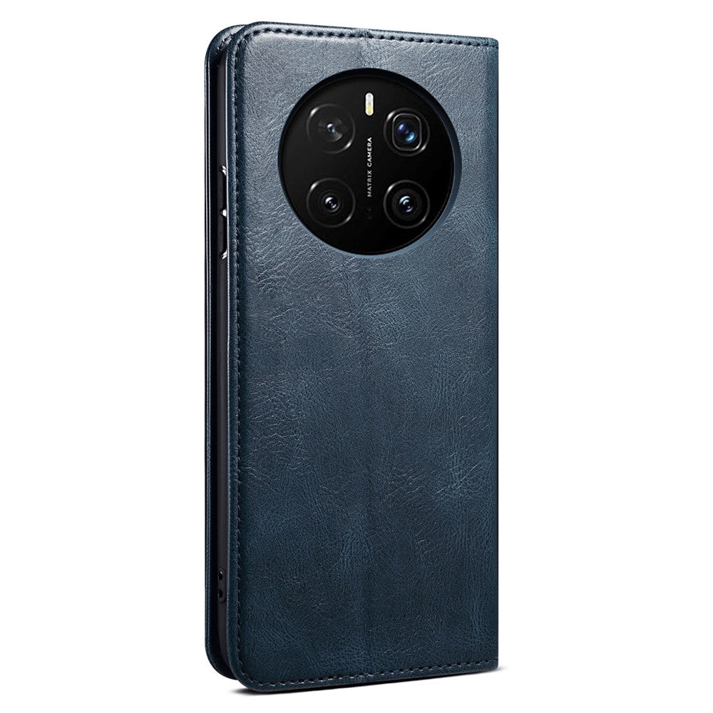 For Honor Magic7 5G Case Crazy Horse Texture Waxy Leather Wallet Stand Phone Cover