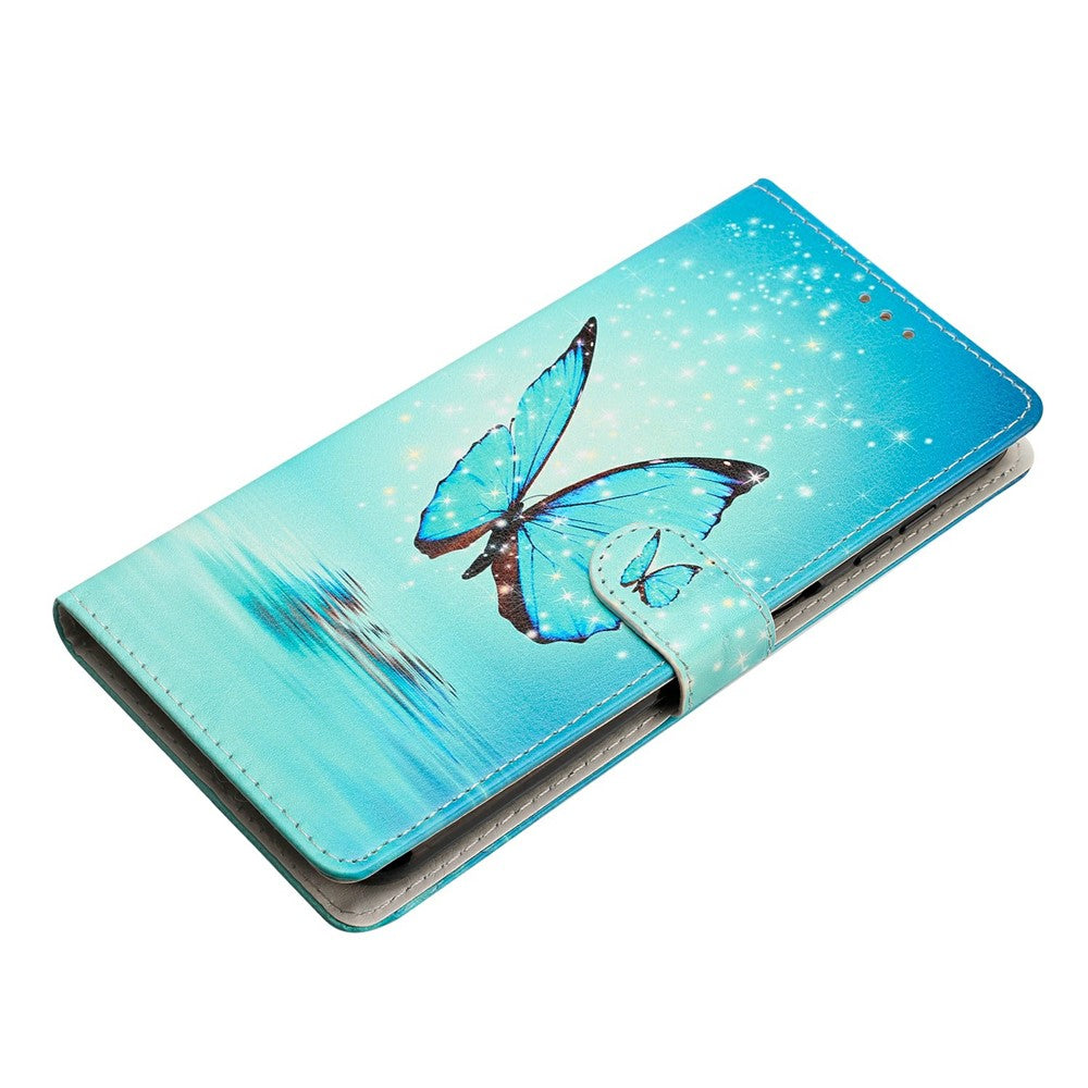 For Xiaomi Redmi Note 14 5G Wallet Case PU Leather Pattern Printing Stand Phone Cover with Strap