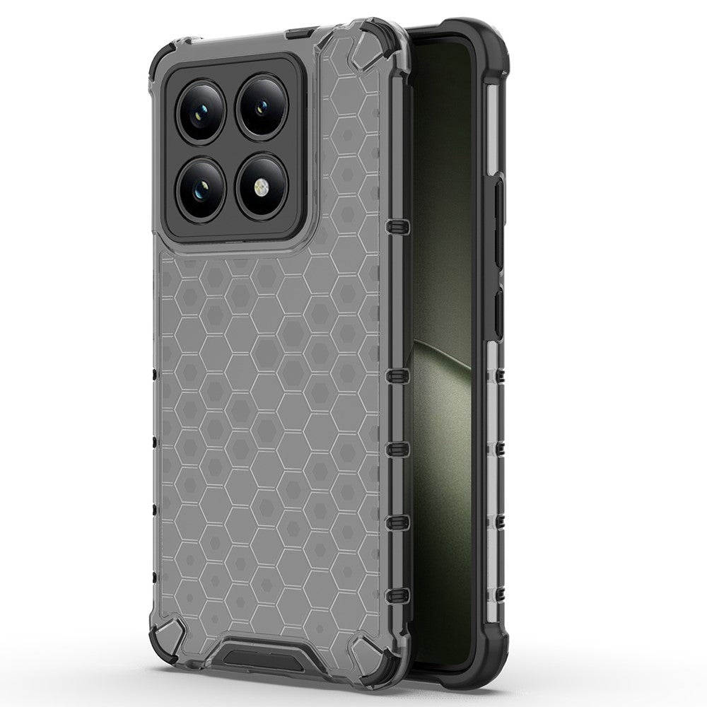 For Xiaomi 14T Case PC+TPU Phone Cover Honeycomb Shape