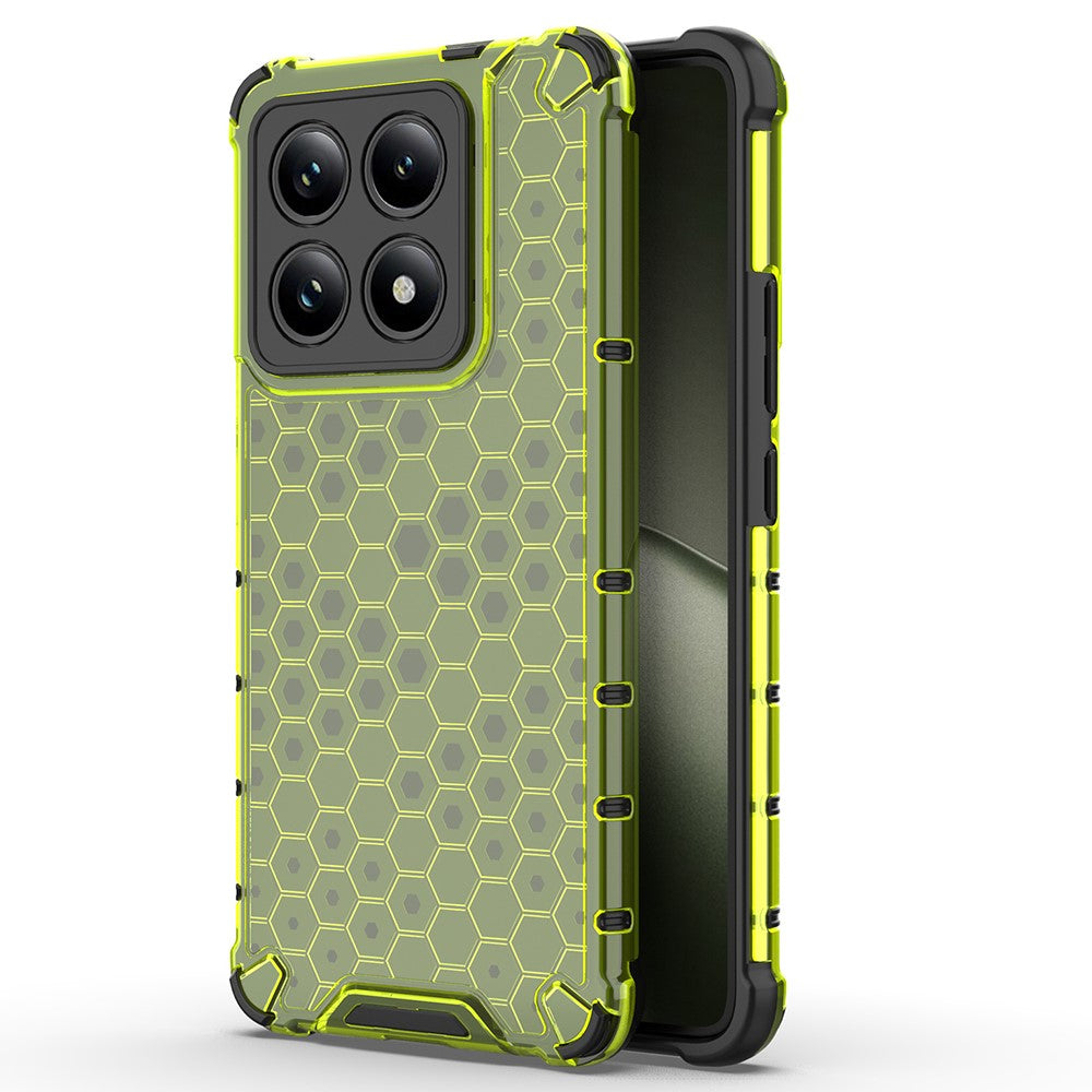 For Xiaomi 14T Case PC+TPU Phone Cover Honeycomb Shape