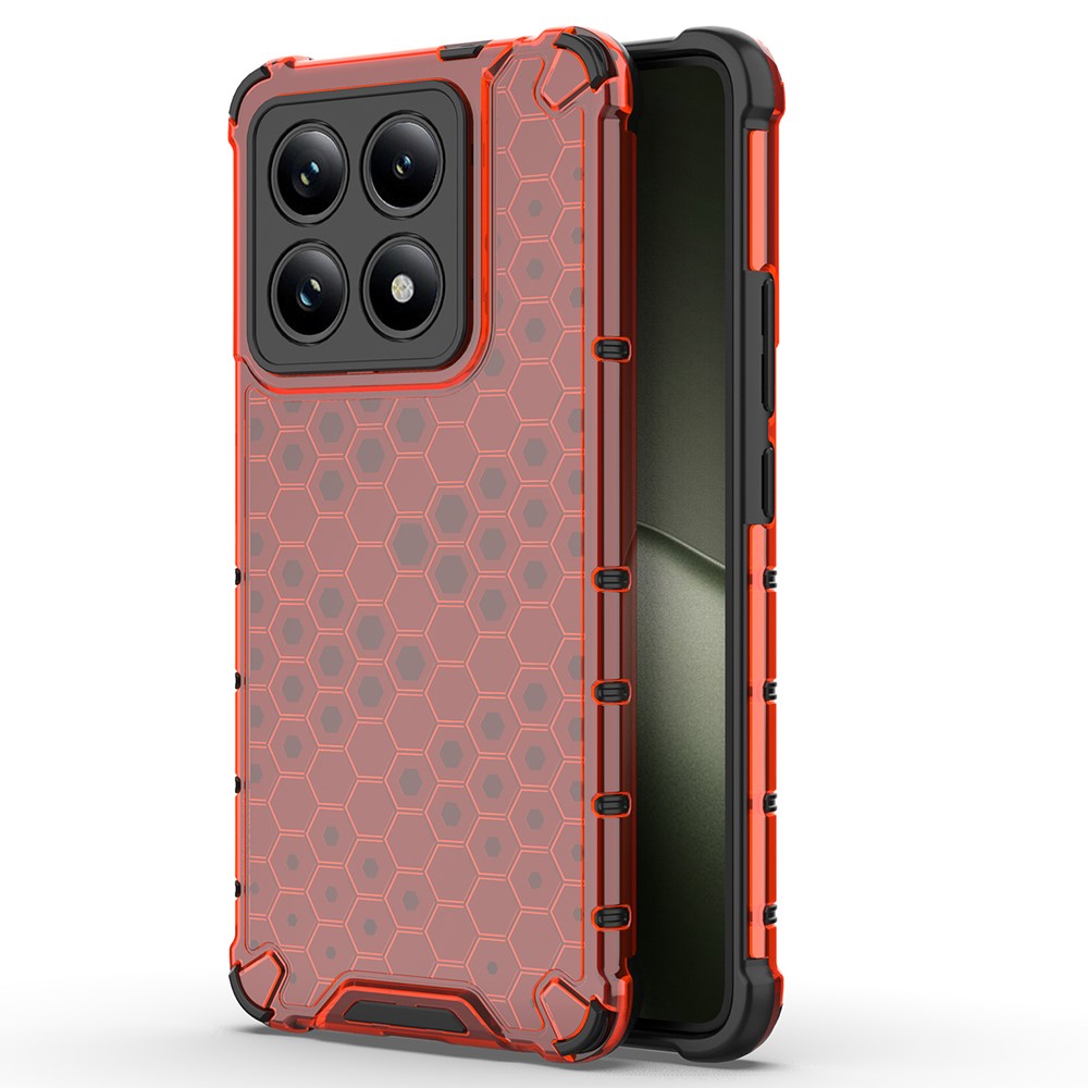 For Xiaomi 14T Case PC+TPU Phone Cover Honeycomb Shape