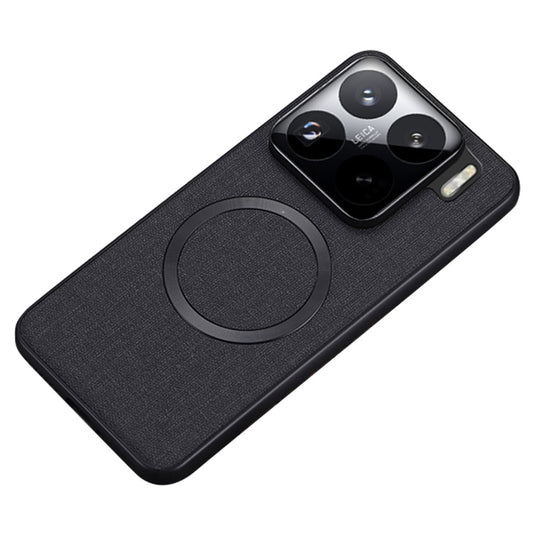 Xiaomi 15 Pro Handyhülle – aus sturzsicherem TPU + Stoffrückseite, magnetische