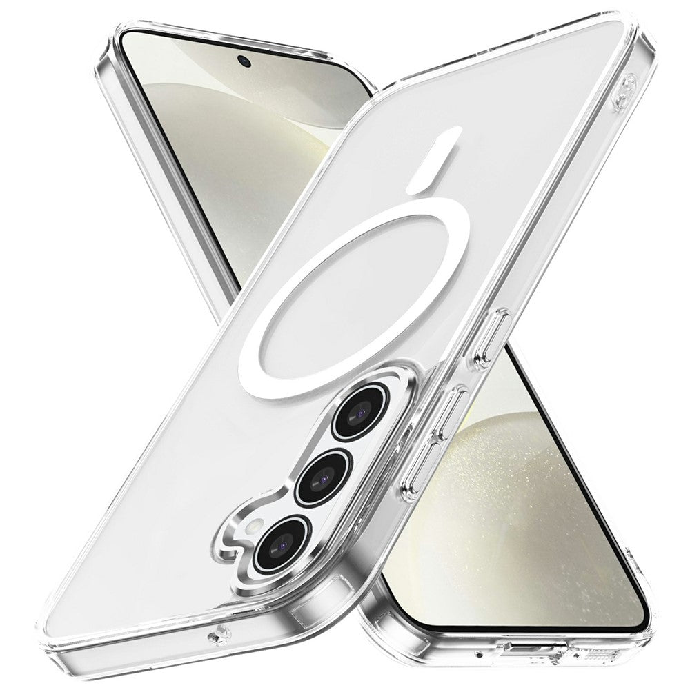 Galaxy S24 FE Magnet-Hülle – Transparent & Kratzfest