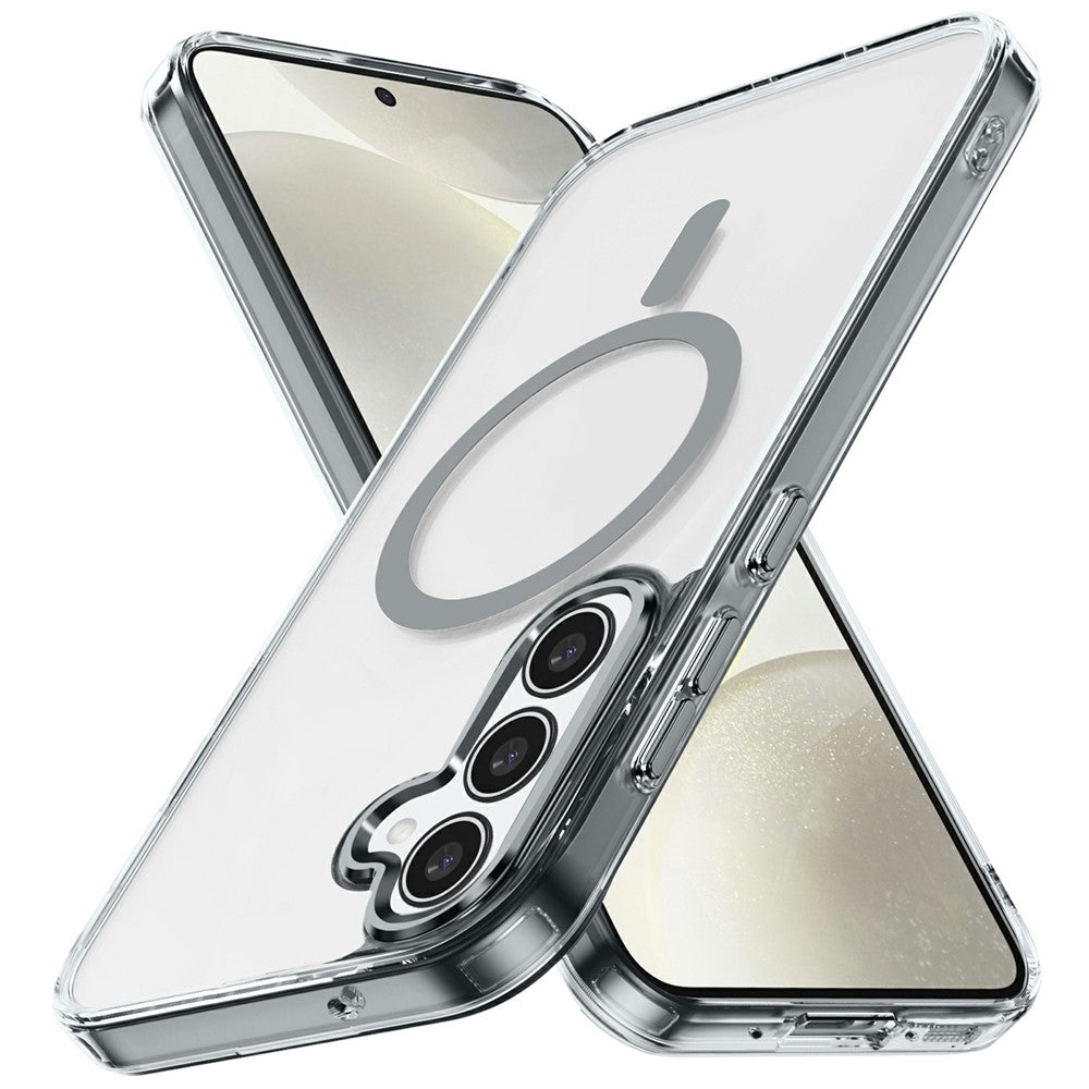Galaxy S24 FE Magnet-Hülle – Transparent & Kratzfest