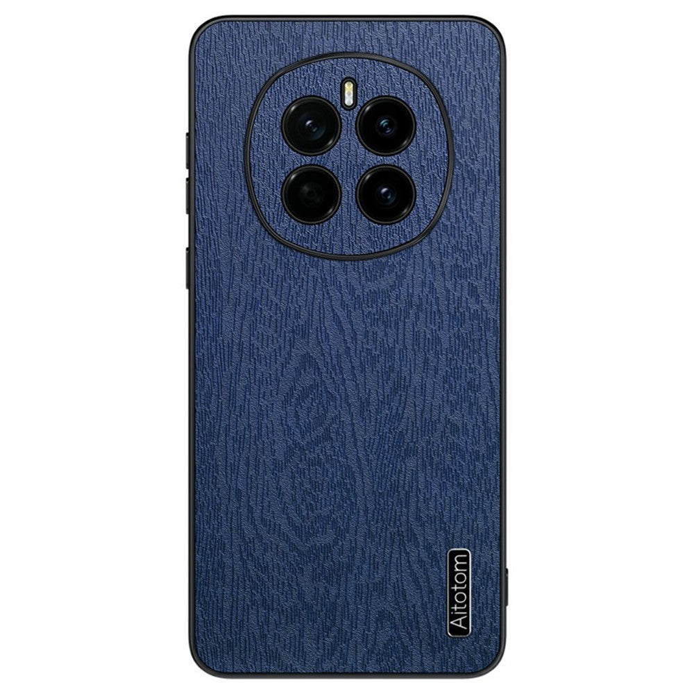 Honor Magic7 5G Handyhülle – Aus lederbeschichtetem PC+TPU, mit Holzmaserung