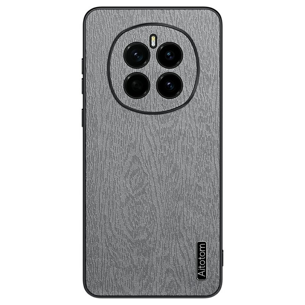 Honor Magic7 5G Handyhülle – Aus lederbeschichtetem PC+TPU, mit Holzmaserung