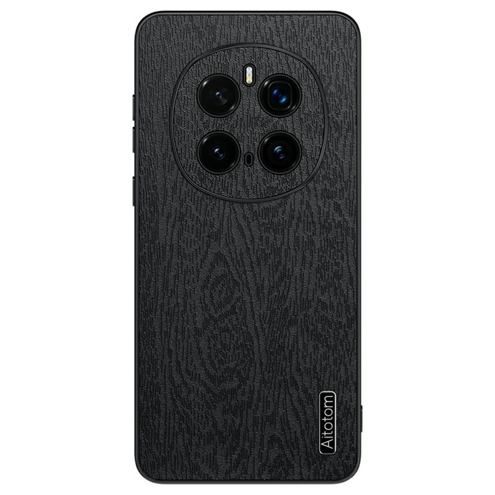 Honor Magic7 Pro 5G Handyhülle – Aus lederbeschichtetem PC+TPU, mit Holzmaserung