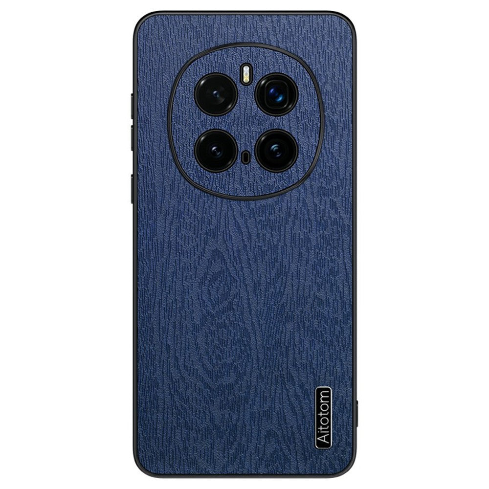 Honor Magic7 Pro 5G Handyhülle – Aus lederbeschichtetem PC+TPU, mit Holzmaserung