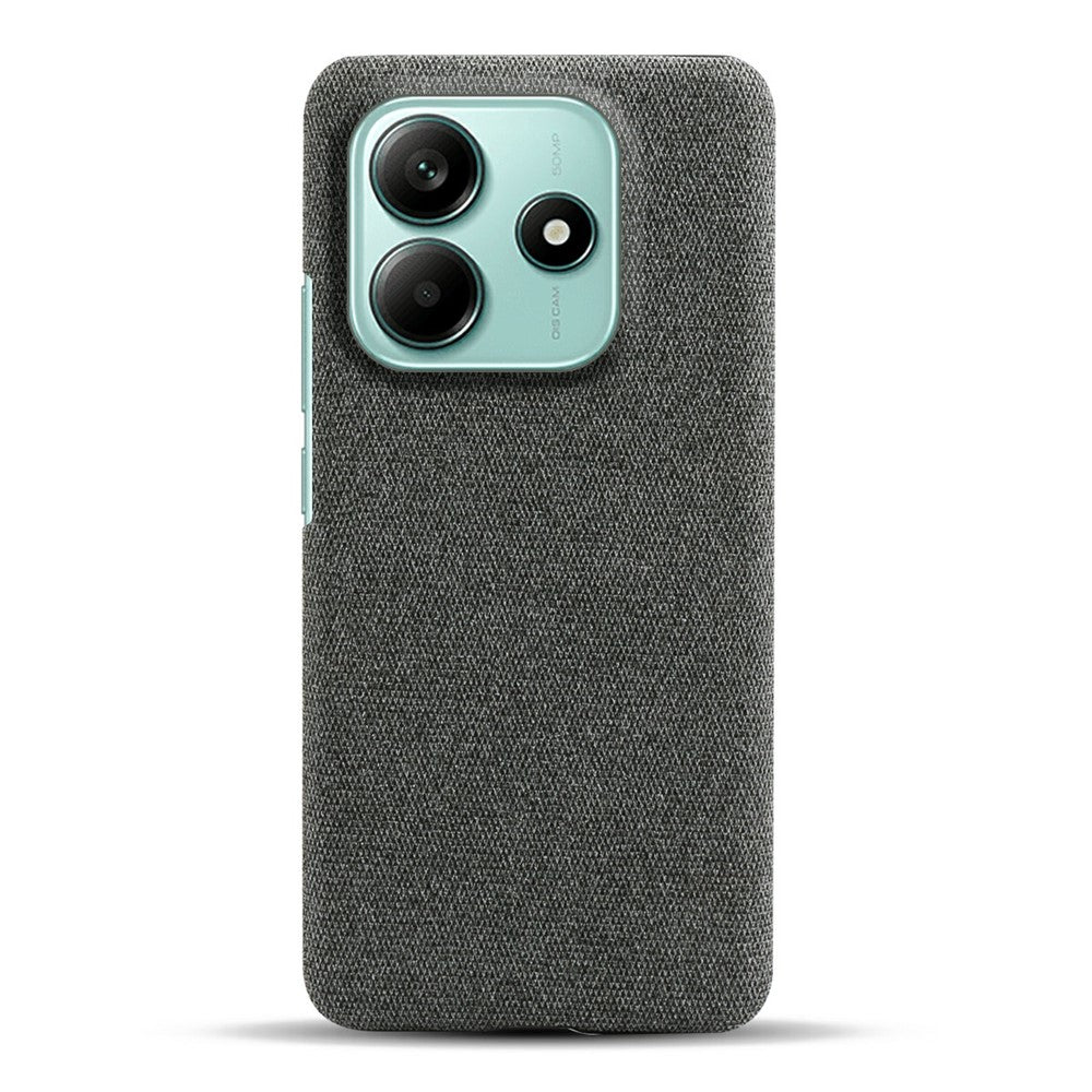 For Xiaomi Redmi Note 14 5G Phone Case Cloth Texture Anti-Scratch Protective PC Back Cover
