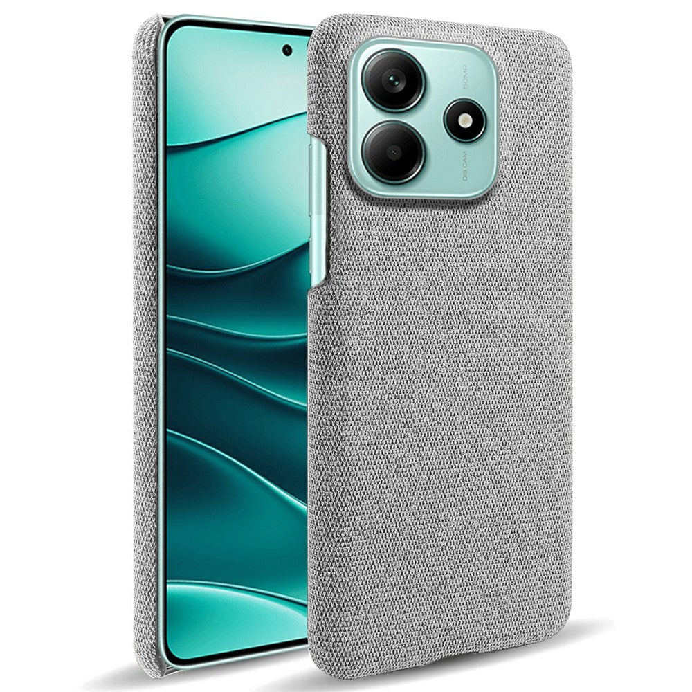 For Xiaomi Redmi Note 14 5G Phone Case Cloth Texture Anti-Scratch Protective PC Back Cover