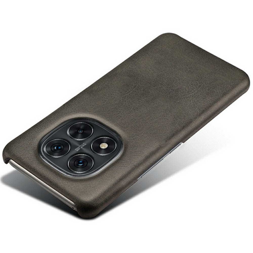 For Xiaomi Redmi Note 14 Pro 5G / Poco X7 5G Case Calf Texture PU Leather Hard PC Protective Phone Cover