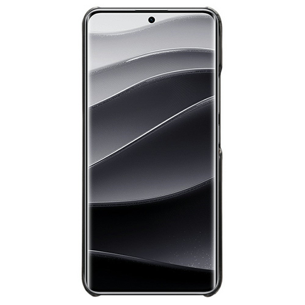For Xiaomi Redmi Note 14 Pro 5G / Poco X7 5G Case Calf Texture PU Leather Hard PC Protective Phone Cover