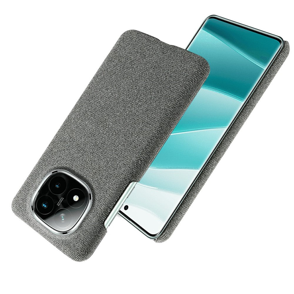 For Xiaomi Redmi Note 14 Pro+ 5G Phone Case Cloth Texture Anti-Scratch Protective PC Back Cover