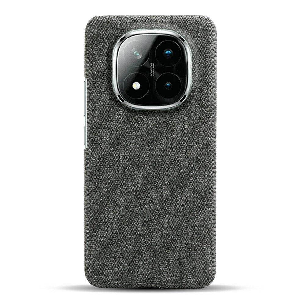 For Xiaomi Redmi Note 14 Pro+ 5G Phone Case Cloth Texture Anti-Scratch Protective PC Back Cover