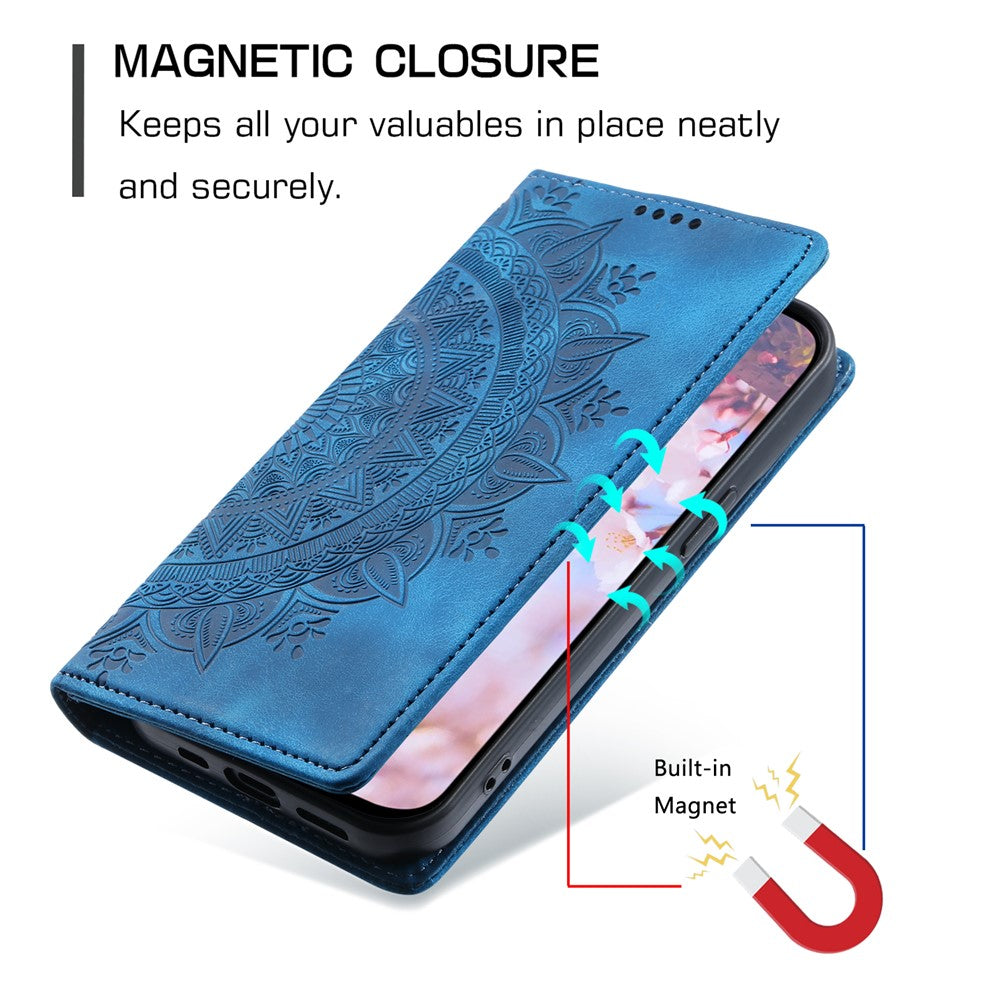 Pixel 9a Wallet-Hülle – Mit Magnetverschluss & Muster aufgedruckt