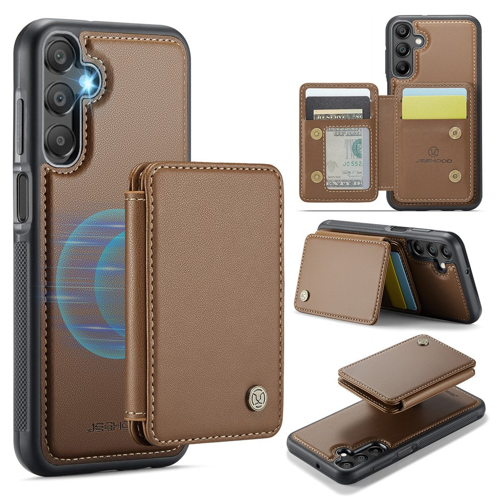 Galaxy A16 5G Leder-Handyhülle – Mit abnehmbarer magnetische Kartentasche