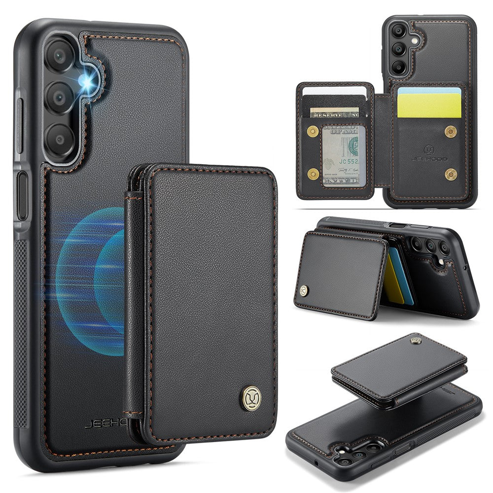 Galaxy A16 5G Leder-Handyhülle – Mit abnehmbarer magnetische Kartentasche