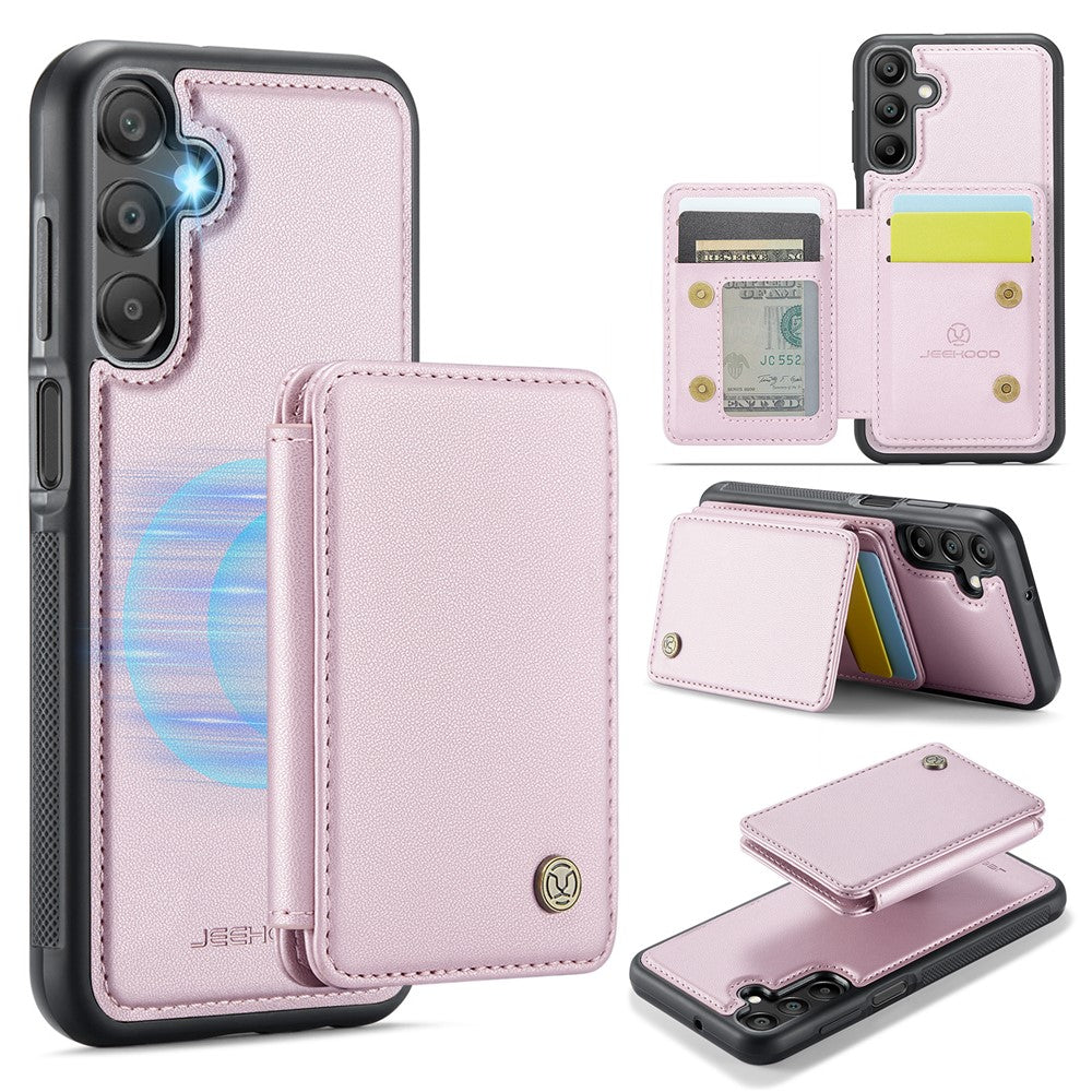 Galaxy A16 5G Leder-Handyhülle – Mit abnehmbarer magnetische Kartentasche