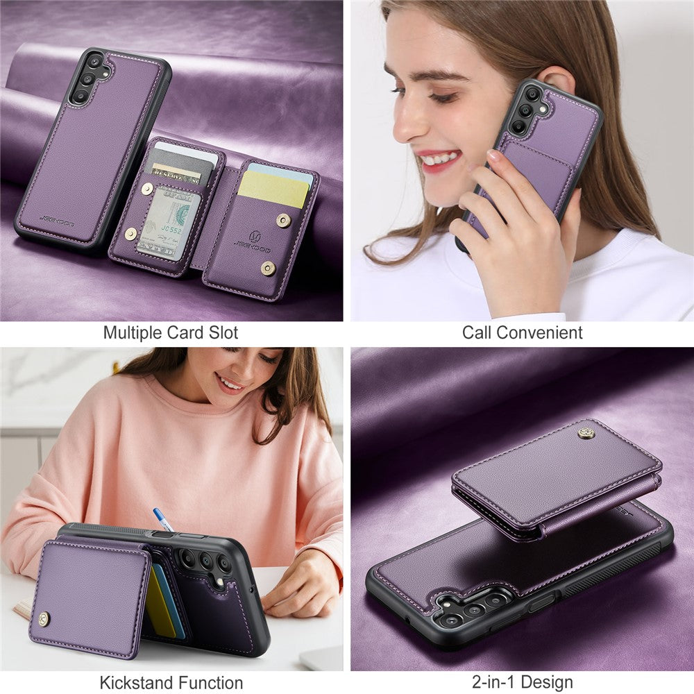 Galaxy A16 5G Leder-Handyhülle – Mit abnehmbarer magnetische Kartentasche