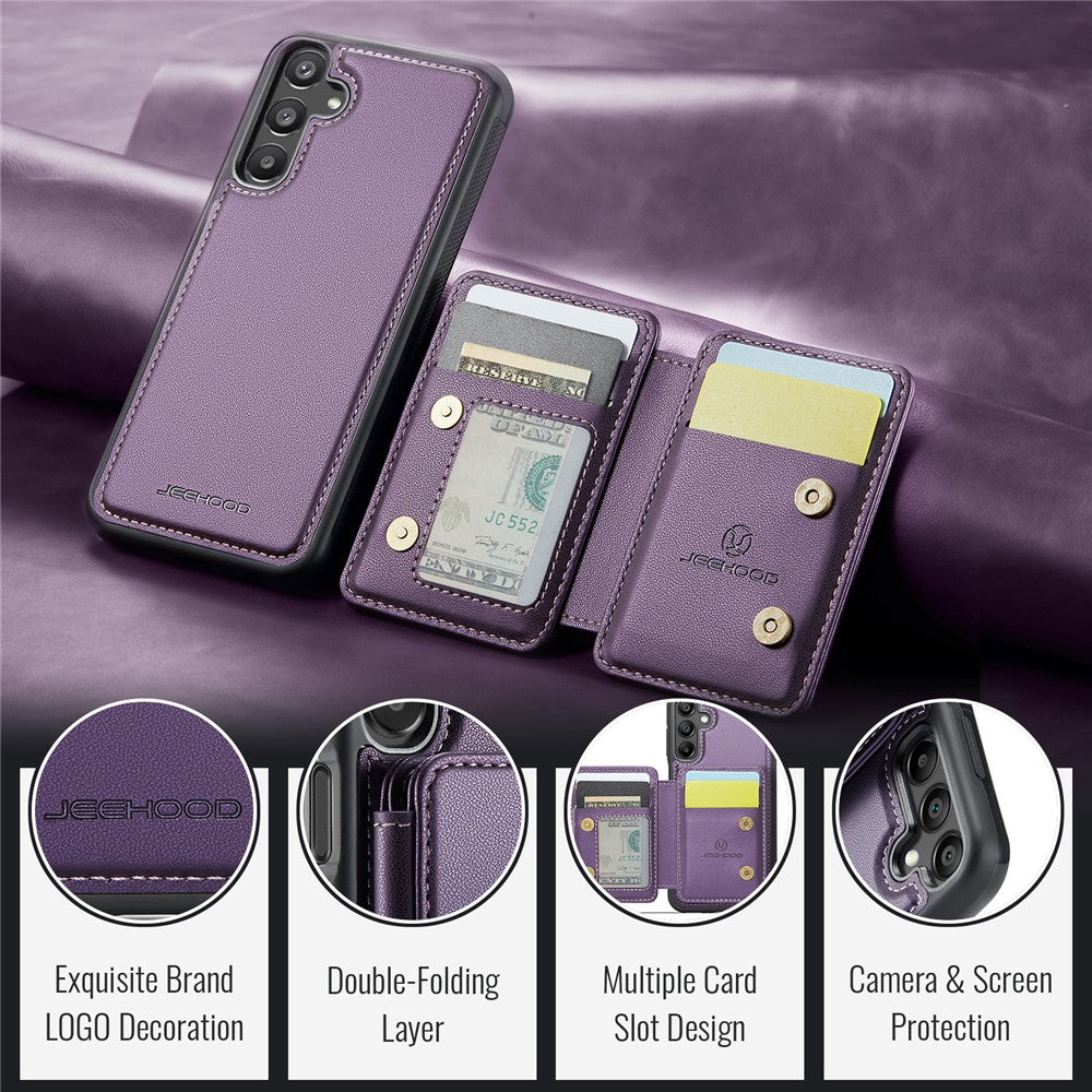 Galaxy A16 5G Leder-Handyhülle – Mit abnehmbarer magnetische Kartentasche