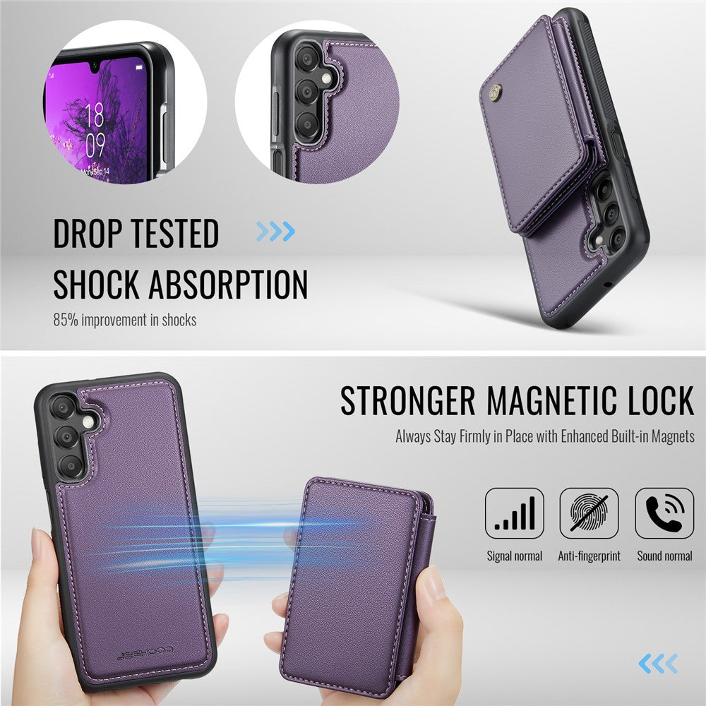 Galaxy A16 5G Leder-Handyhülle – Mit abnehmbarer magnetische Kartentasche