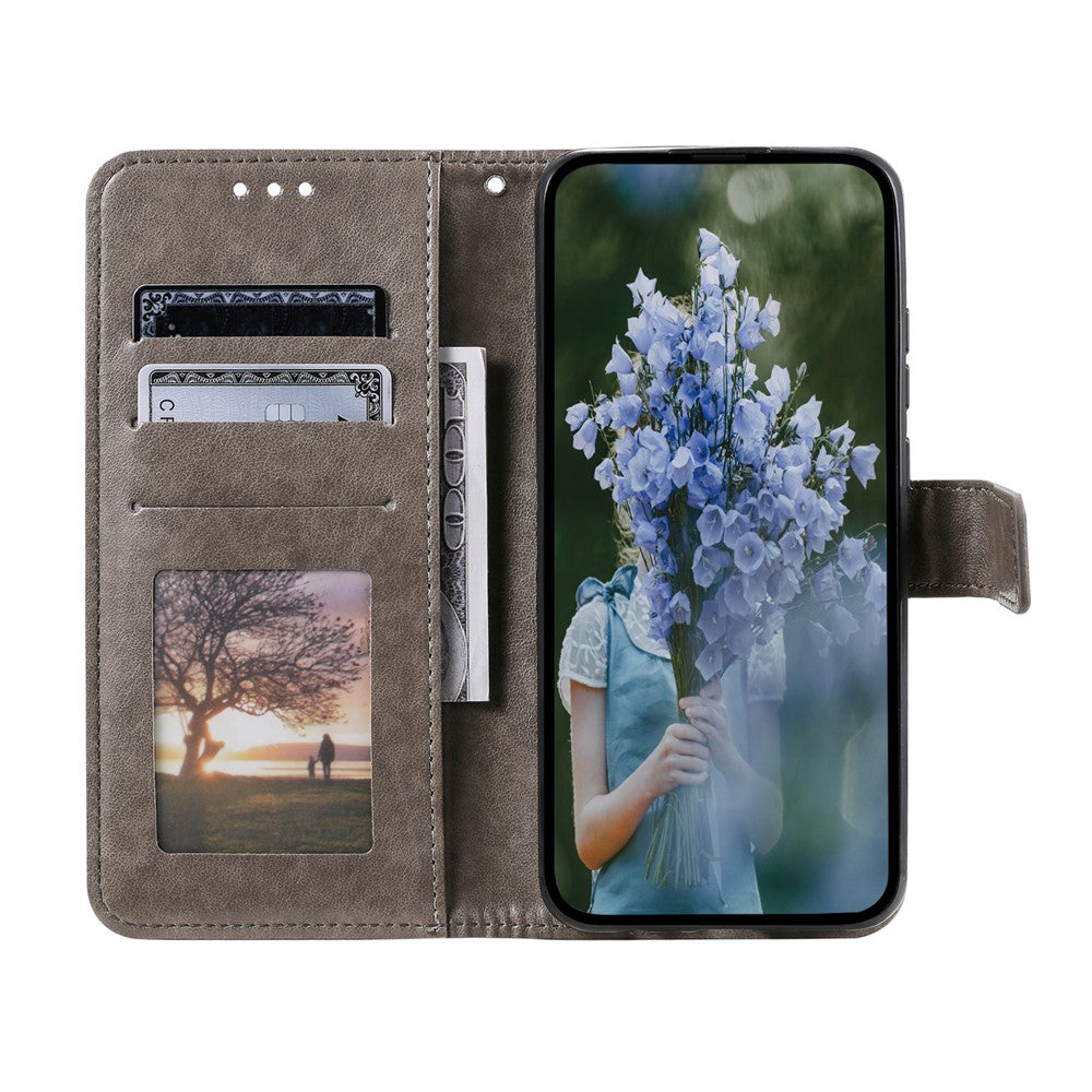 For Xiaomi 15 Case Imprinted Totem PU Leather Wallet Stand Phone Cover