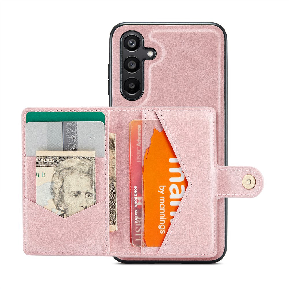 Galaxy A16 5G Leder-Hülle mit Kartentasche