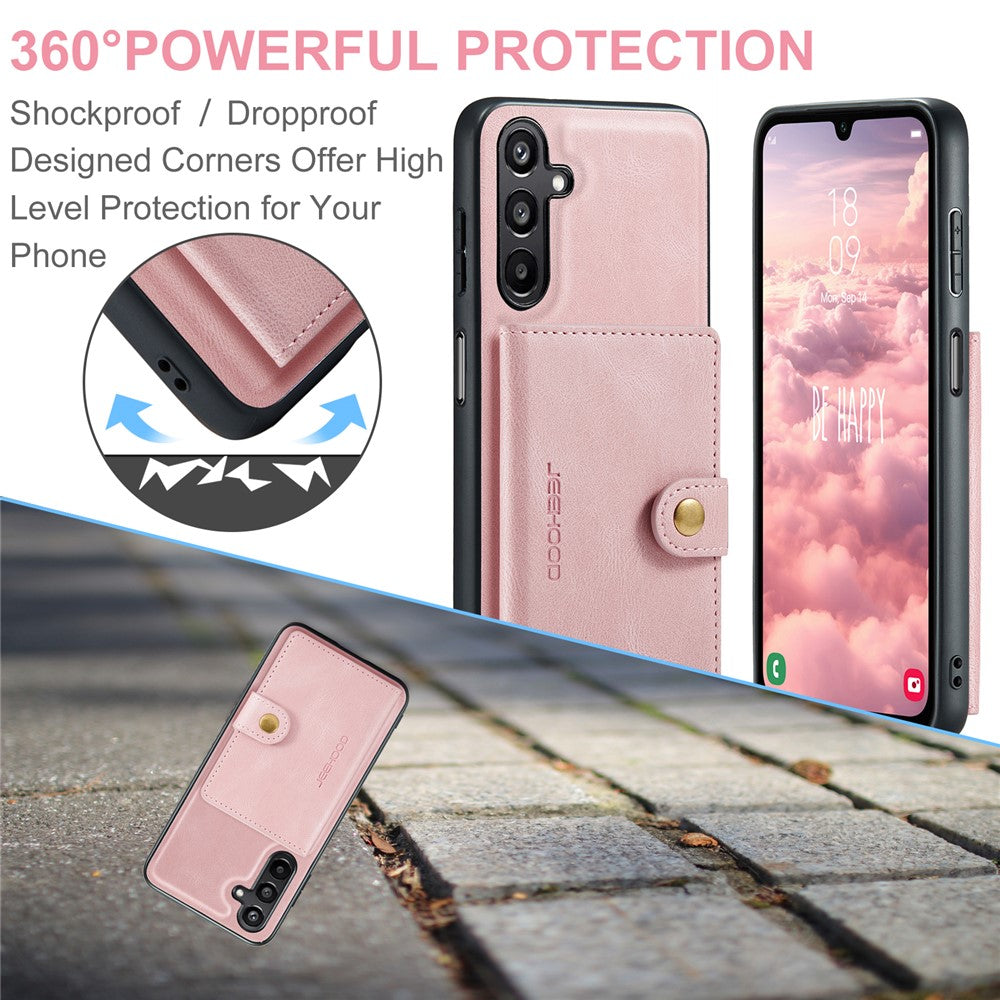Galaxy A16 5G Leder-Hülle mit Kartentasche
