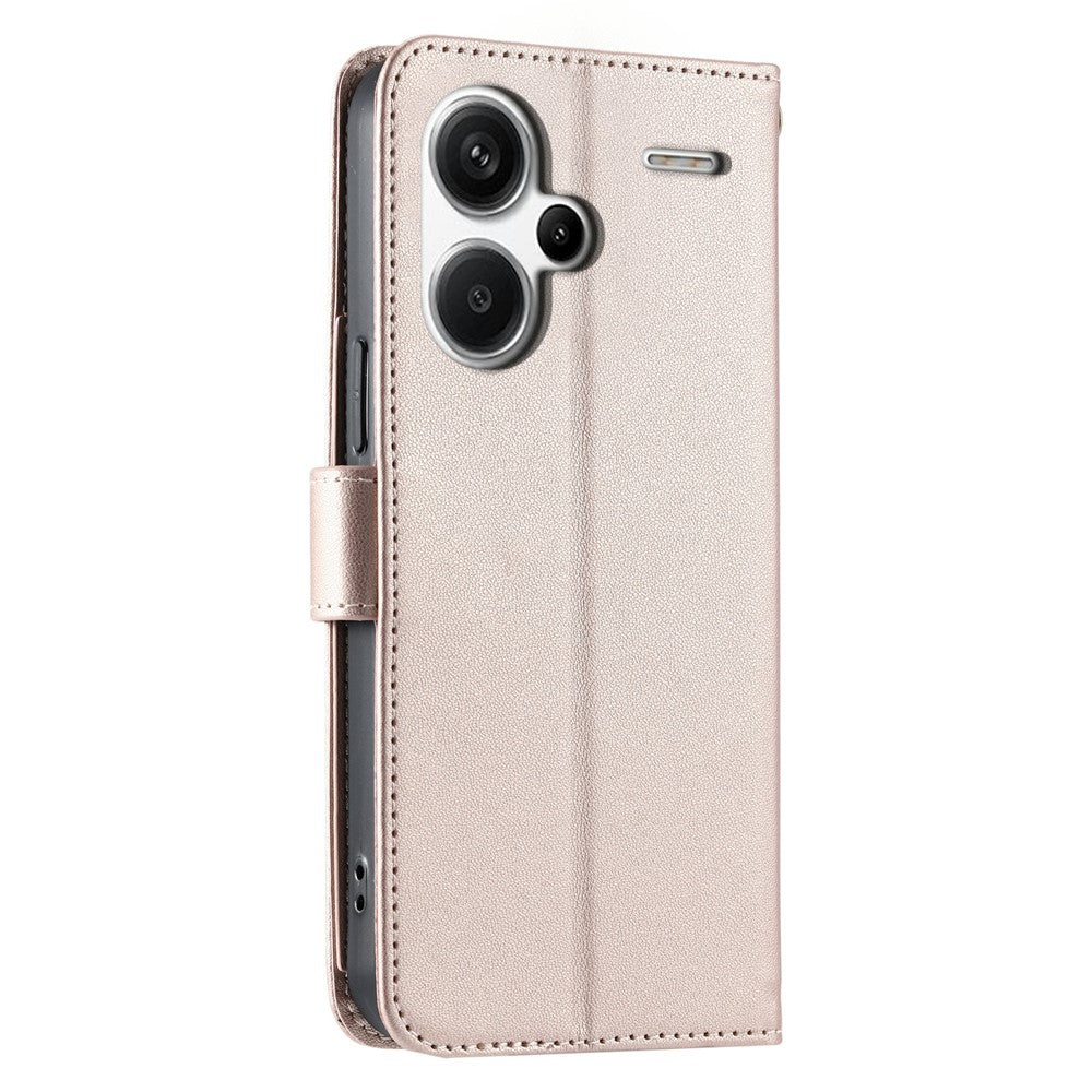 For Xiaomi Redmi Note 13 Pro+ 5G Crossbody Leather Case Ring Buckle Wallet Stand Rhombus Mobile Cover