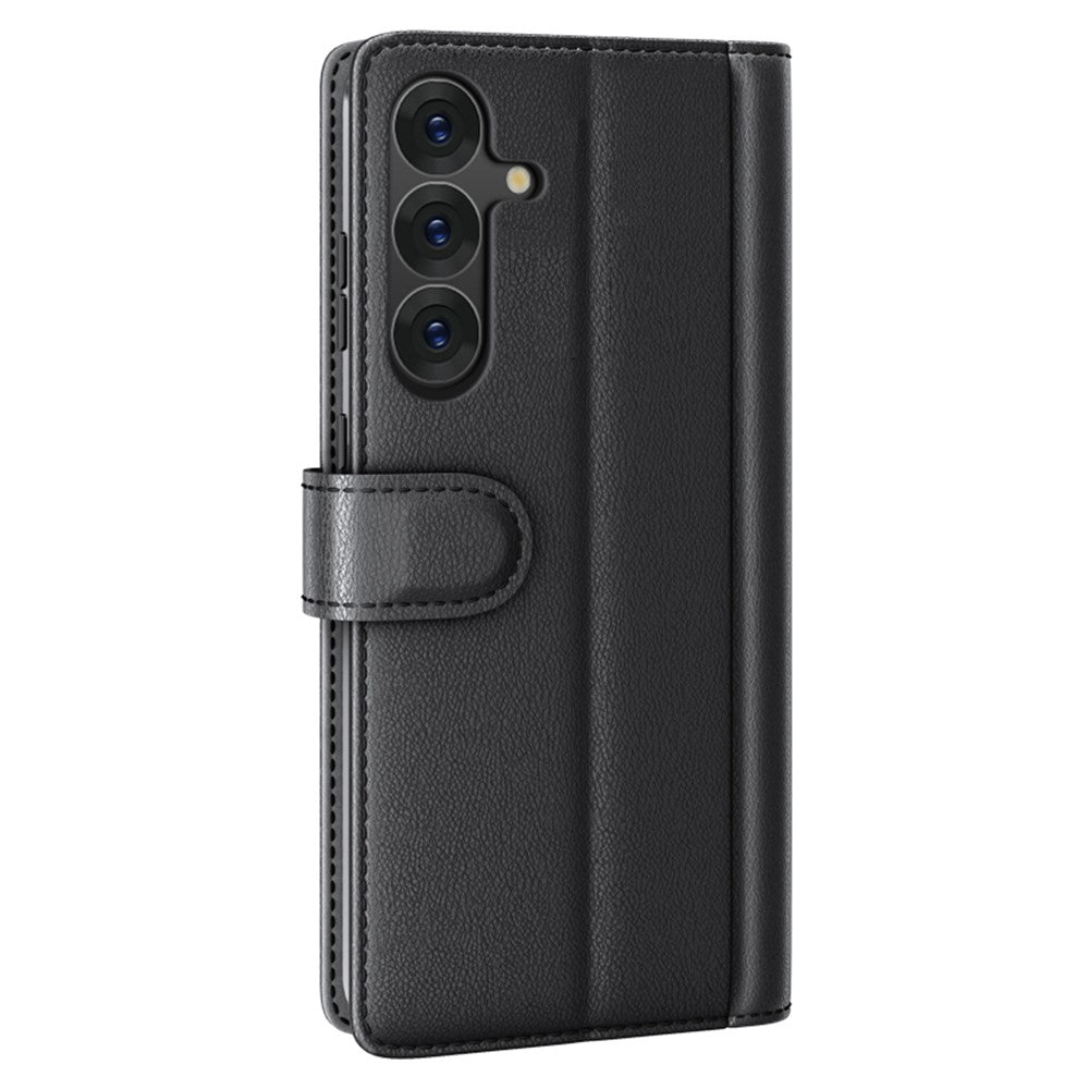 Galaxy S25 Plus Echtleder Hülle mit Kartenfach