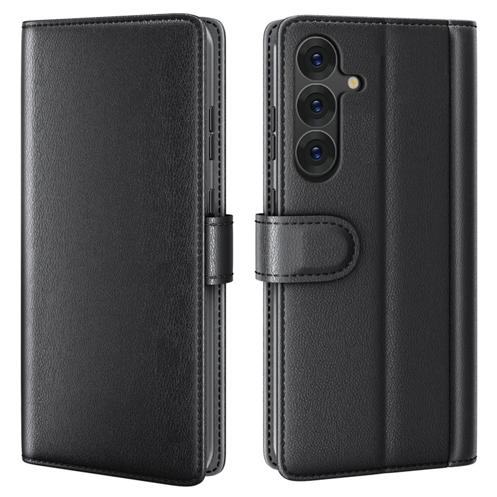 Galaxy S25 Echtleder Hülle mit Kartenfach