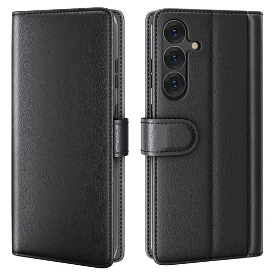 Galaxy S25 Echtleder Hülle mit Kartenfach