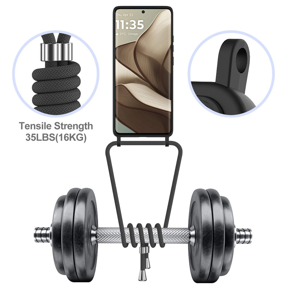 Liquid Silicone Case For Xiaomi Redmi 13C 5G  /  4G  /  Redmi 13R 5G  /  Poco M6 5G  /  Poco C65 4G Card Holder Phone Back Cover with Lanyard