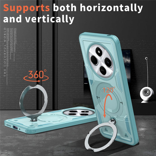 Kickstand Case for Xiaomi Poco C75 4G / Redmi 14R 5G / 14C 4G Magnetic Case Military Protection PC+TPU Cover