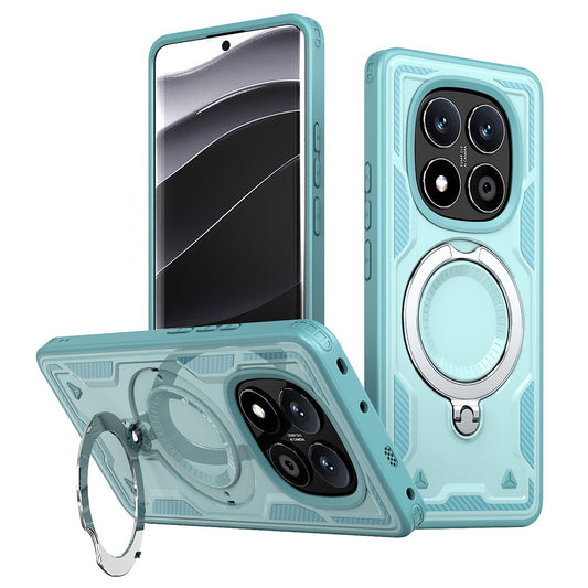 Xiaomi Redmi Note 14 Pro 5G / Xiaomi Redmi Note 14 Pro+ 5G / Xiaomi Redmi Note 14 Pro 4G / Xiaomi Poco X7 5G Handyhülle – 14 Pro 5G / 14 Pro 4G / Poco X7 5G Magnetische Militärischer Schutz PC + TPU-Kickstand