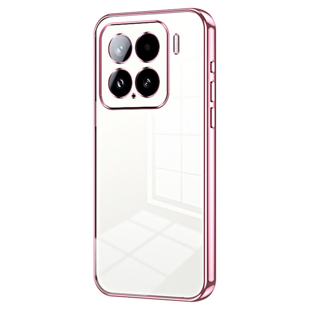 For Xiaomi 15 Case Electroplating Frame Soft TPU Phone Cover