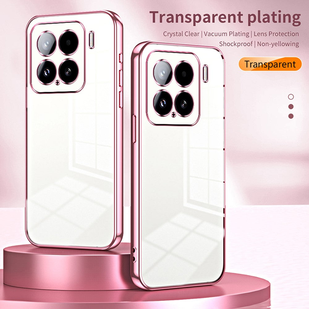 For Xiaomi 15 Case Electroplating Frame Soft TPU Phone Cover