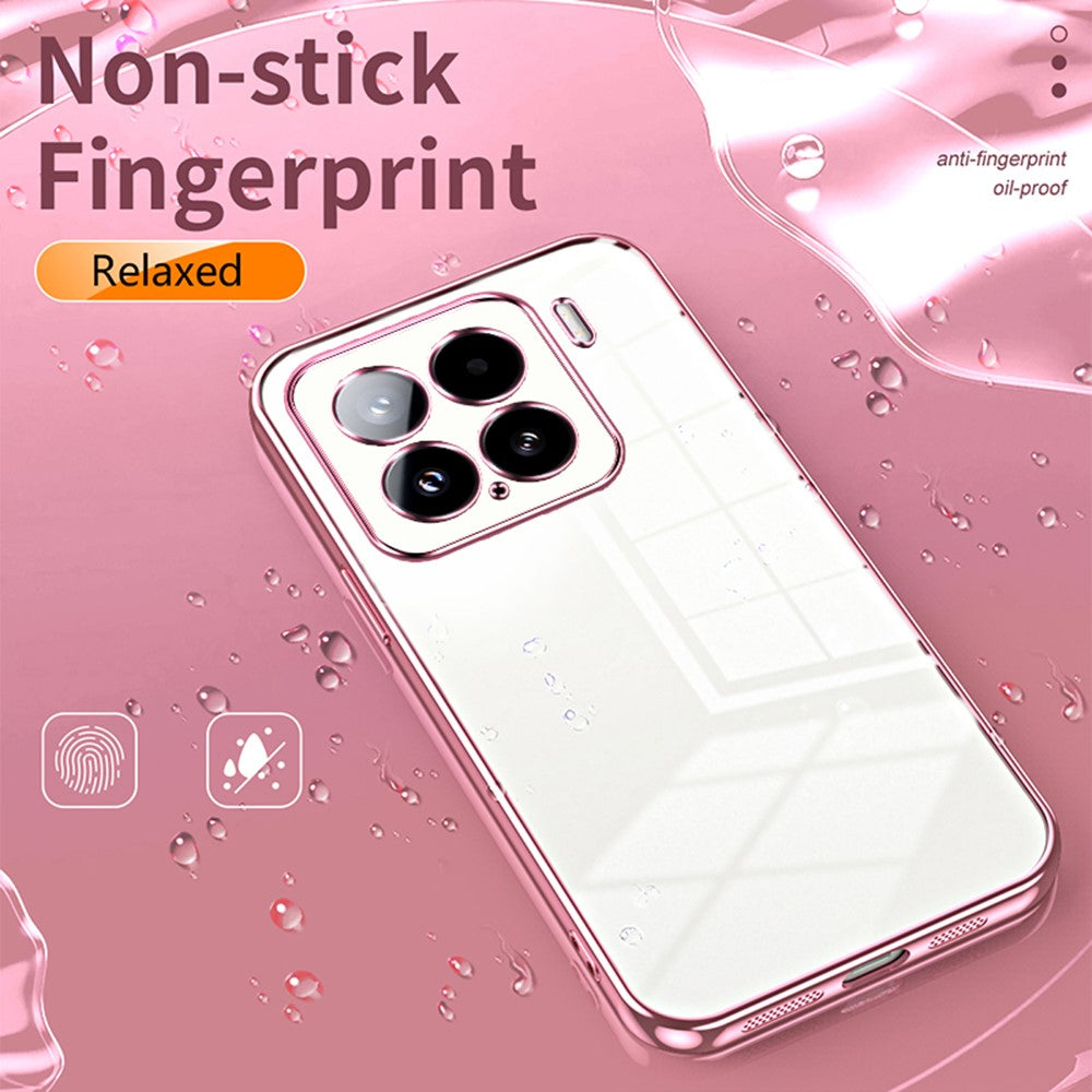 For Xiaomi 15 Case Electroplating Frame Soft TPU Phone Cover