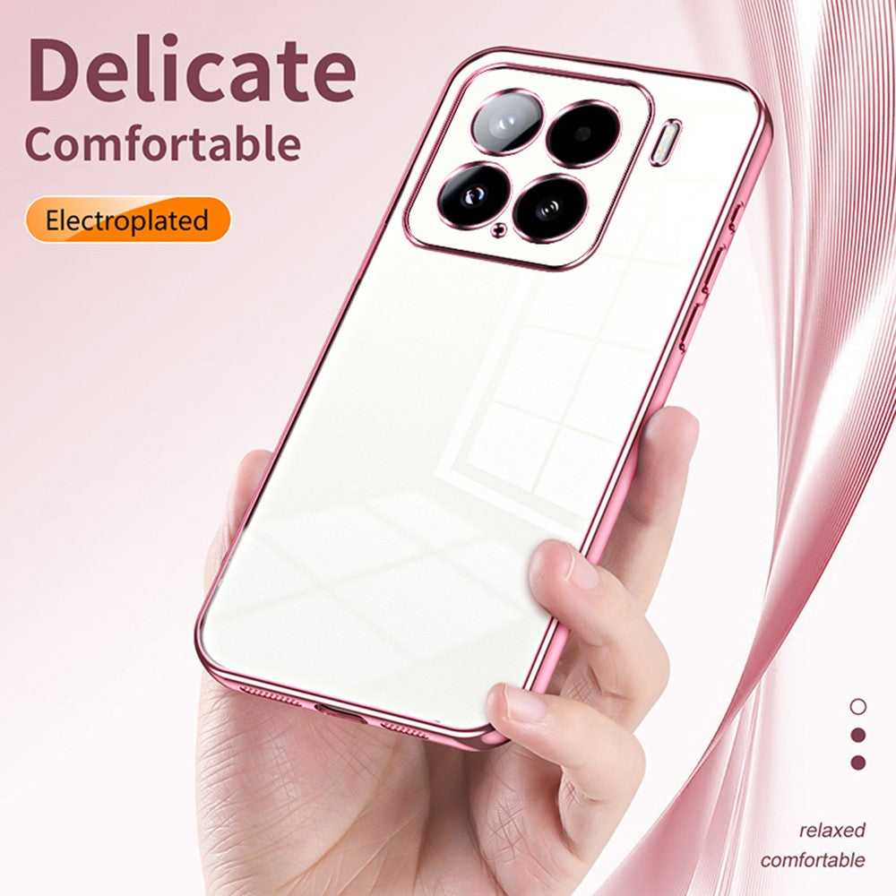 For Xiaomi 15 Case Electroplating Frame Soft TPU Phone Cover