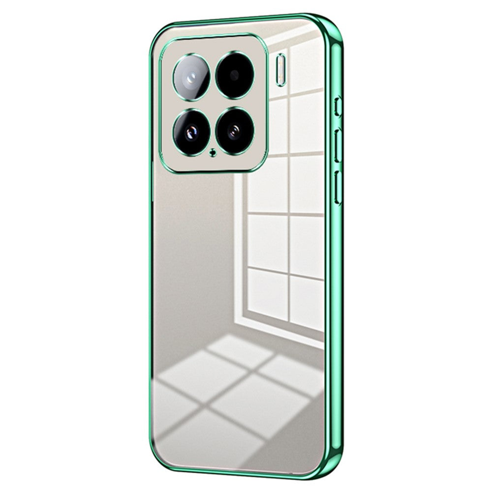 For Xiaomi 15 Case Electroplating Frame Soft TPU Phone Cover