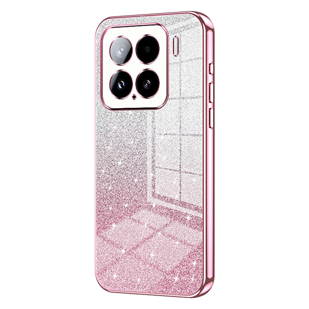 For Xiaomi 15 Case Electroplating Gradient Glitter TPU Phone Cover