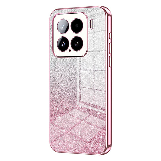Xiaomi 15 Handyhülle – aus galvanisiertem, glitzerndem TPU mit Farbverlauf