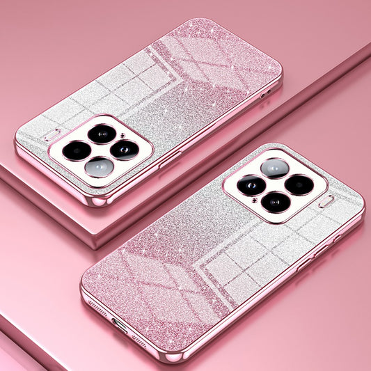 Xiaomi 15 Handyhülle – aus galvanisiertem, glitzerndem TPU mit Farbverlauf