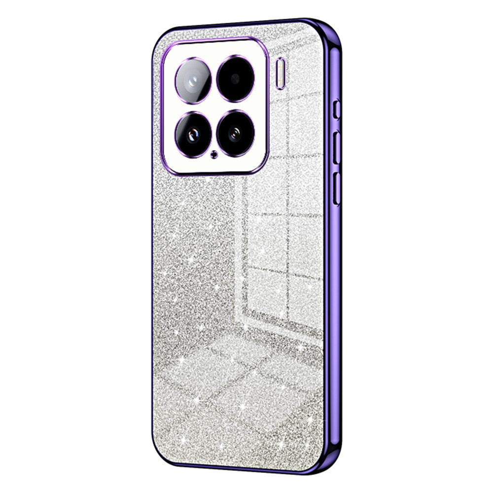 For Xiaomi 15 Case Electroplating Gradient Glitter TPU Phone Cover