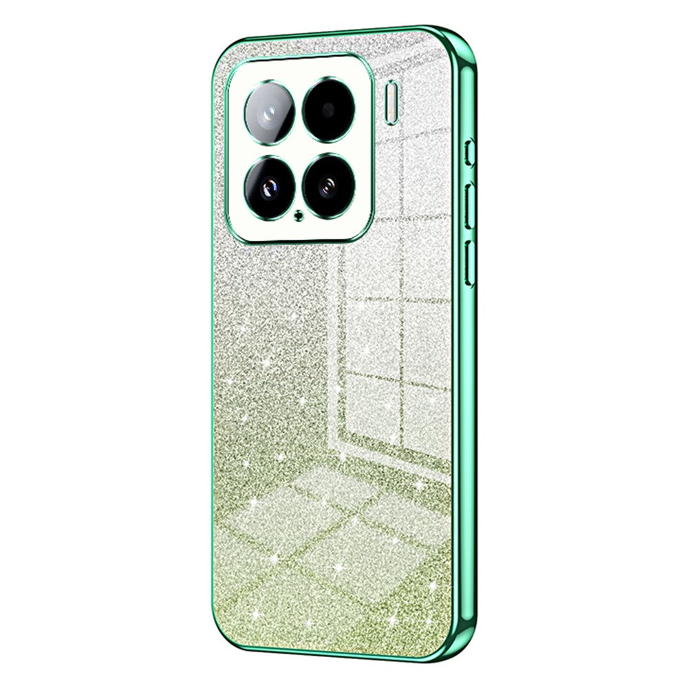For Xiaomi 15 Case Electroplating Gradient Glitter TPU Phone Cover