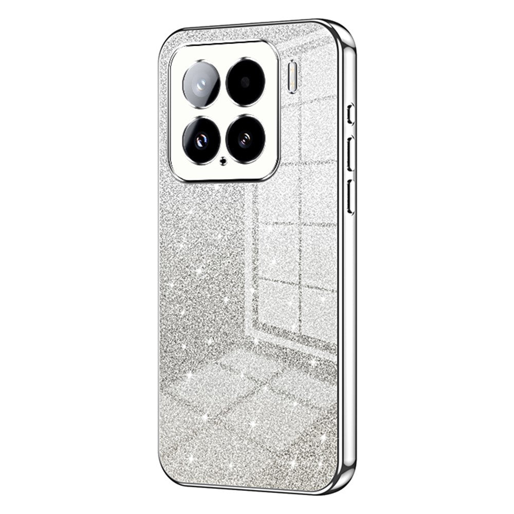 For Xiaomi 15 Case Electroplating Gradient Glitter TPU Phone Cover
