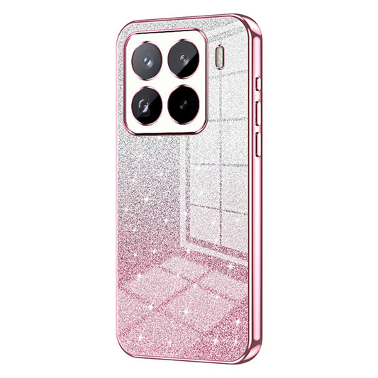 Xiaomi 15 Pro Handyhülle – aus galvanisiertem, glitzerndem TPU mit Farbverlauf